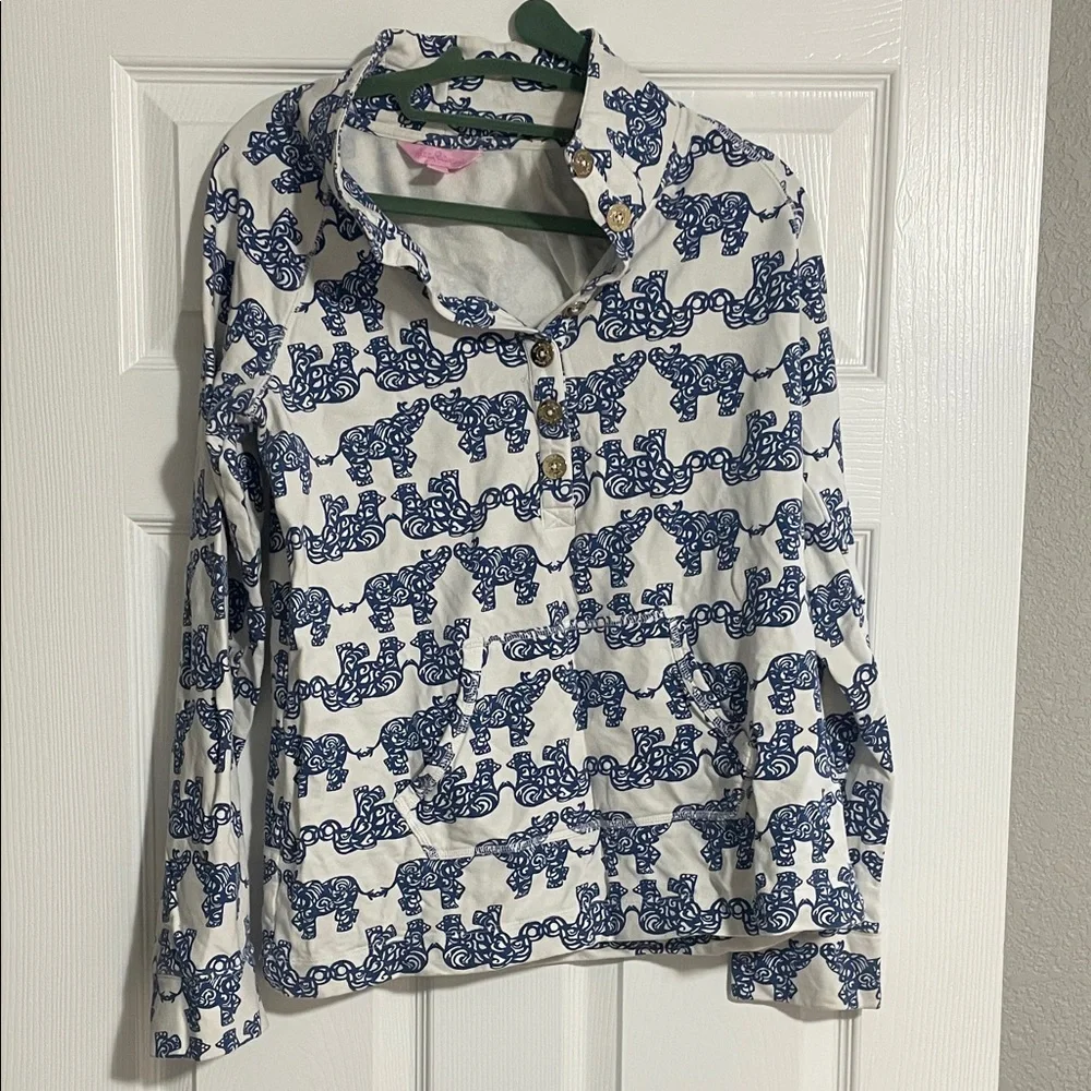Elephant Patterned Pullover - Picture 1 of 1